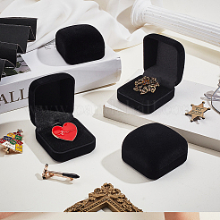 Пластиковая обложка с бархатными упаковочными коробками для брошей&nbsp;VBOX-WH0012-06B
