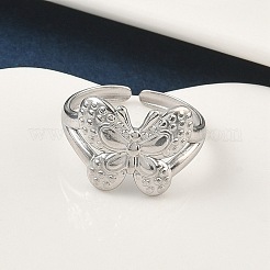 Кольца-манжеты из нержавеющей стали 304 для женщин&nbsp;RJEW-A079-02A-P