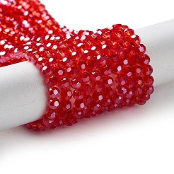 Гальванические стеклянные бусины&nbsp;EGLA-R015-4mm-23