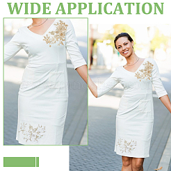 2 шт. 2 цвета компьютерная вышивка полиэстер орнамент аксессуары&nbsp;PATC-BC0001-09A