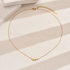 Женские ожерелья с подвесками из перьев из нержавеющей стали&nbsp;SH3868