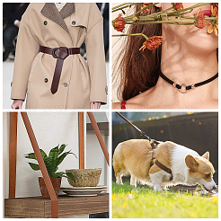 Ткань из искусственной кожи с рисунком аллигатора&nbsp;AJEW-WH0034-92A-01