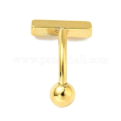 Изогнутая штанга Т-образной формы из нержавеющей стали марки 304&nbsp;AJEW-G041-04G