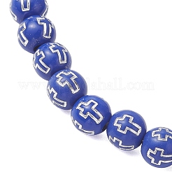 Эластичные браслеты из акриловых бусин для женщин и мужчин&nbsp;BJEW-JB13400