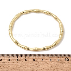 Латунные браслеты на петлях для женщин&nbsp;BJEW-H639-05G