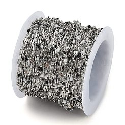 Латунные цепочки&nbsp;AJEW-Q153-03P-01