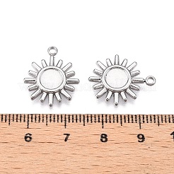 Подвеска-кабошон из не тускнеющей нержавеющей стали 304&nbsp;STAS-I671-19P