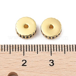 Стойки обшивки латунь микро проложить кубического циркония бусы&nbsp;KK-F879-14G-05