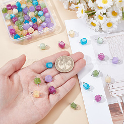 80 шт. подвески-коннекторы из окрашенного натурального доломита&nbsp;PALLOY-HY00101