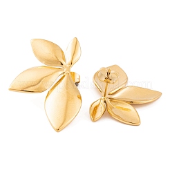 Ионное покрытие (ip) серьги-гвоздики из нержавеющей стали 304 для женщин&nbsp;EJEW-L272-034G-04