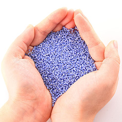 12/0 непрозрачные цвета просачиваться стеклянные бусины&nbsp;SEED-YW0001-09C