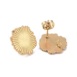 Ионное покрытие (ip) 304 нержавеющая сталь серьги-гвоздики фурнитура&nbsp;LS-X-STAS-C059-01G