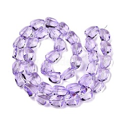 Стеклянные бусины с гальваническим покрытием &nbsp;EGLA-N012-05B