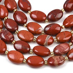 Натуральные красные яшмы бусы пряди&nbsp;G-H005-A18-02