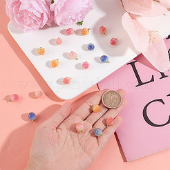 20 шт. 5-х цветные подвески-цветы ручной работы&nbsp;KY-GO0001-01