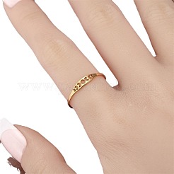 Полые кольца из нержавеющей стали 304 с фазами луны&nbsp;FS-WG454BE-04