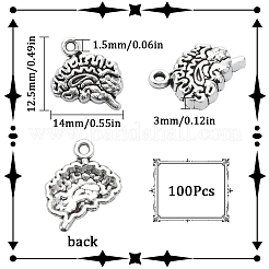100шт подвески из сплава в тибетском стиле&nbsp;FIND-SC0005-72