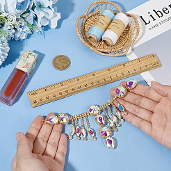 1 шт. Цветочные латунные стразы&nbsp;OHAR-FG0001-04C