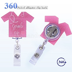 Катушка для значков из блестящего акрила и АБС-пластика&nbsp;AJEW-SZ0002-47E