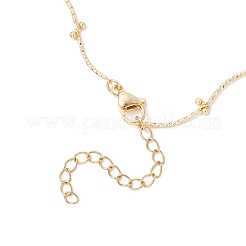 Латунные цепочные ожерелья с закрученными звеньями&nbsp;NJEW-JN05387