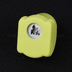 Случайные одноцветные или случайные смешанные цветные мини-наборы пластиковых бумажных перфораторов для скрапбукинга и бумажных поделок&nbsp;LS-AJEW-L051-17