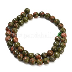 Природные Unakite бисер нитей&nbsp;G-C280-B03-8mm