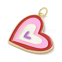 Латунь эмаль подвески&nbsp;KK-P326-08G-02