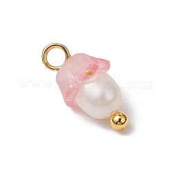 Цветочные акриловые подвески&nbsp;PALLOY-JF03588-05