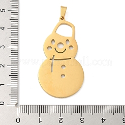 Подвески из нержавеющей стали 304 на рождественскую тематику&nbsp;STAS-Q005-01G-04