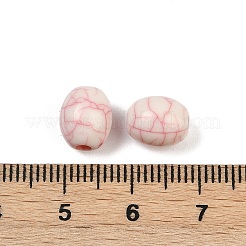 Акриловые бусины имитация бирюзы&nbsp;OACR-S047-15