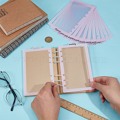 12 шт. ПВХ-разделители для папок-регистраторов&nbsp;AJEW-BC0010-06C