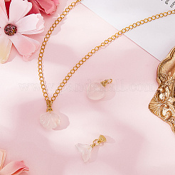 3 шт. подвески из натурального белого агата в двух стилях&nbsp;KK-BBC0019-22