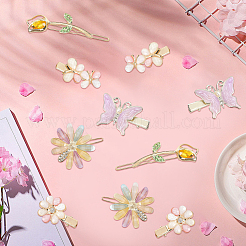 2 пакет наборов заколок для волос из сплава и смолы&nbsp;PHAR-SC0001-004