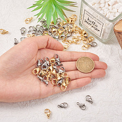 100 шт. набор из 2-х цветных карабинов из нержавеющей стали 304&nbsp;STAS-YS0001-26A