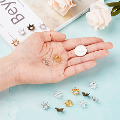 Тибетском стиле сплав шарик крышки&nbsp;PALLOY-TA0001-31