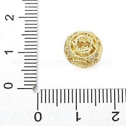 Латунные микро проложить кубического циркония бусы&nbsp;KK-Z095-04G-12