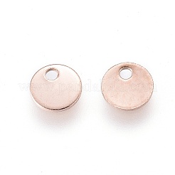 Ионное покрытие (ip) 304 нержавеющая сталь штамповка пустые бирки брелоки&nbsp;STAS-F232-03A-RG