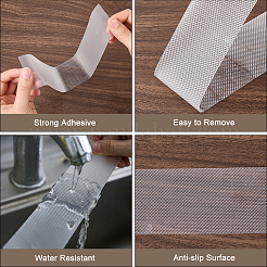 Матовые противоскользящие клейкие ленты из ПВХ&nbsp;DIY-WH20002-133B