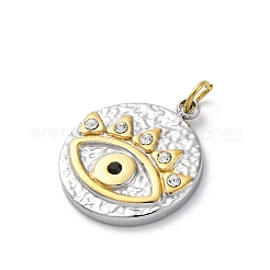 Подвески из нержавеющей стали 304 с кристаллами и стразами&nbsp;STAS-E550-23G