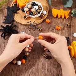 200шт деревянные бусины&nbsp;DIY-SZ0003-33B