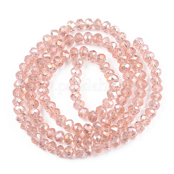 Стеклянные бусины с гальваническим покрытием &nbsp;X-EGLA-A034-T6mm-B32