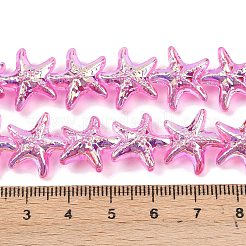 Стеклянные бусины с гальваническим покрытием &nbsp;EGLA-P069-01A-AB04