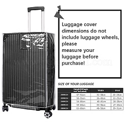 Прозрачный чехол для багажа из ПВХ&nbsp;AJEW-WH20080-52O