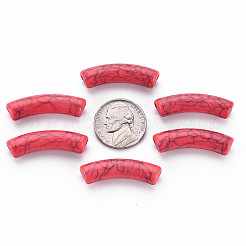 Непрозрачные акриловые бусины с краклеем&nbsp;X1-MACR-S372-002N-005