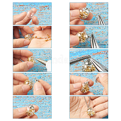 Поделки кулон материалы&nbsp;DIY-TA0002-28-12mm-G