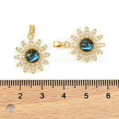 Латунные микро проложить кубического циркония подвески&nbsp;KK-I477-04G