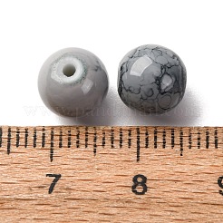 Окрашенные в процессе выпечки непрозрачные стеклянные бусины&nbsp;CCG-XCP0001-04C-01