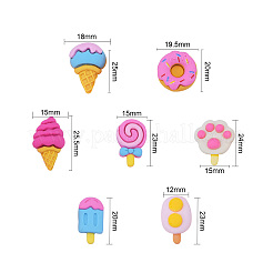 35 шт. 7 стильных кабошона из смолы с декодированием&nbsp;RESI-CJ0001-167