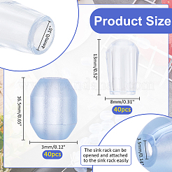 80 шт. 2 ножки для кухонной мойки&nbsp;AJEW-NB0005-71