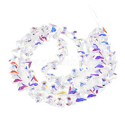 Гальванизируйте прозрачное стекло бисер нитей&nbsp;EGLA-N002-44-01